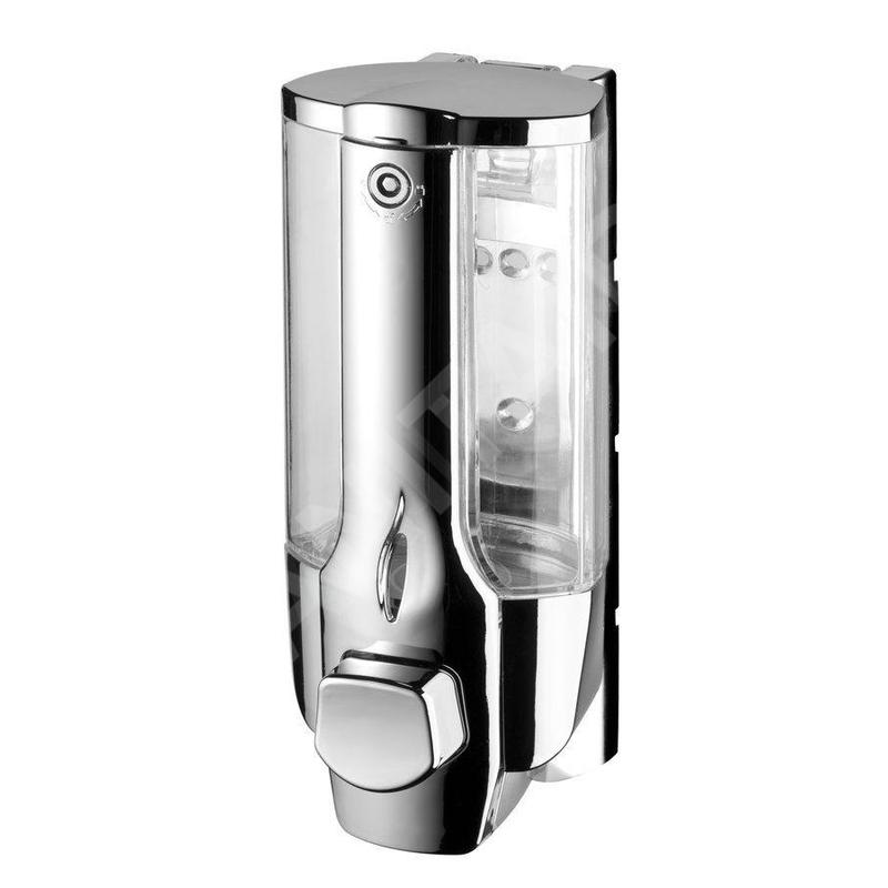 Aqualine Série Hôtel - Distributeur de savon liquide 350 ml, chrome 72075