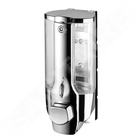 Aqualine Série Hôtel - Distributeur de savon liquide 350 ml, chrome 72075