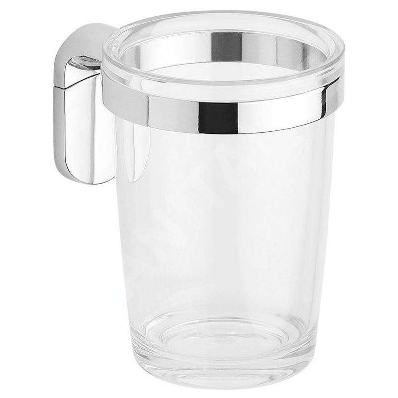 Aqualine Zero - Verre avec support, chromé ZE004