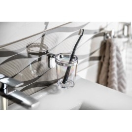 Aqualine Zero - Verre avec support, chromé ZE004