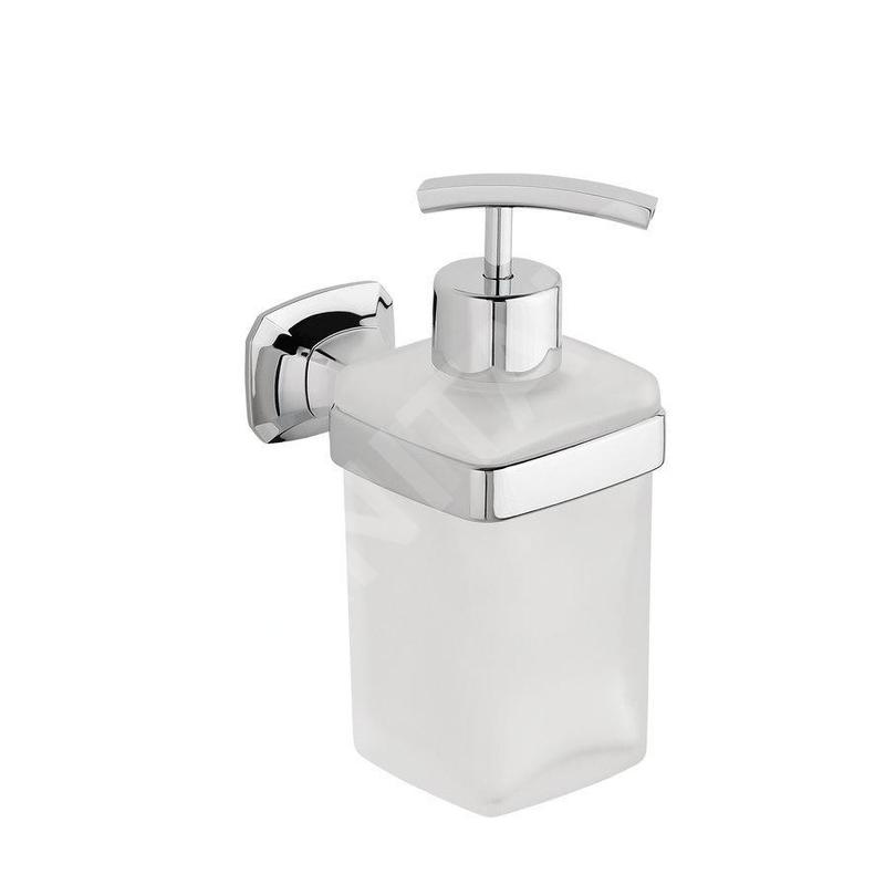Sapho Aida - Distributeur de savon, chrome/verre satiné AI019