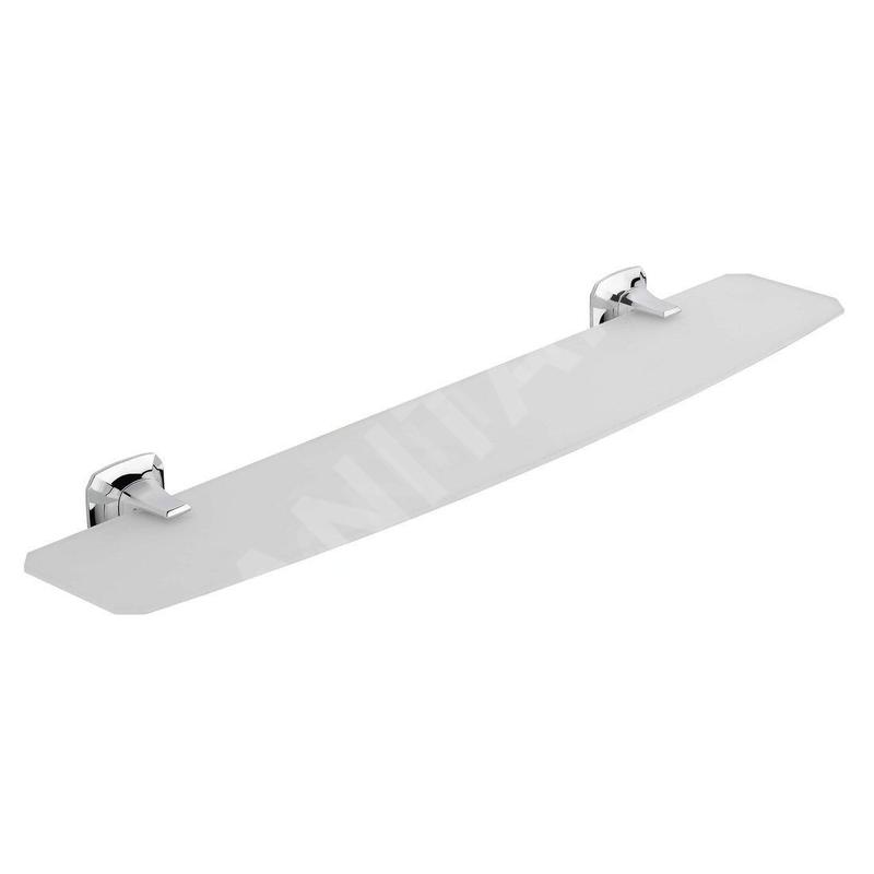 Sapho Aida - Tablette, longueur 560 mm, verre satiné/chrome AI015