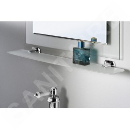 Sapho Aida - Tablette, longueur 560 mm, verre satiné/chrome AI015