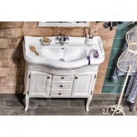 Sapho Amelie - Verre pour brosses à dents et dentifrice, à poser, blanc AM98