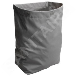 Sapho Accessoires - Panier à linge en tissu 310x500x230 mm, gris UPK350