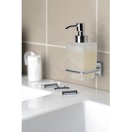 Sapho Gedy Colorado - Distributeur de savon, chrome/verre satiné 6981