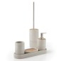 Sapho Accessoires de salle de bains Gedy - Distributeur de savon, gris et blanc 4980