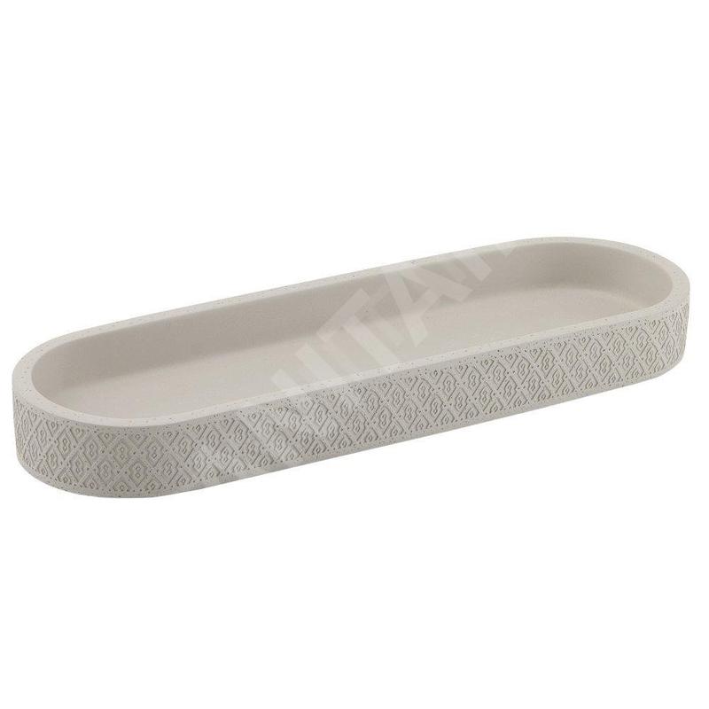 Sapho Accessoires de salle de bains Gedy - Bol Afrodite, gris et blanc 4906