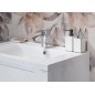 Sapho Accessoires de salle de bains Gedy - Distributeur de savon Lucrezia, blanc/noir LC80