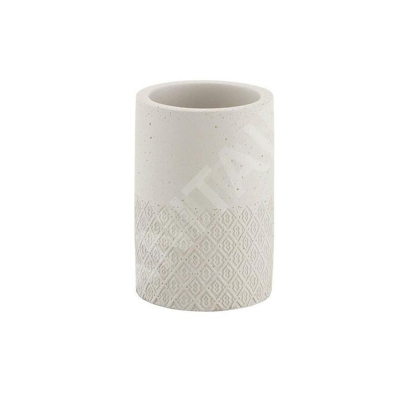 Sapho Accessoires de salle de bains Gedy - Verre pour brosses à dents et dentifrice, à poser, ciment 4998