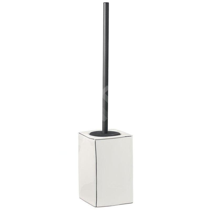 Sapho Accessoires de salle de bains Gedy - Brosse WC à poser Lucrezia, blanc/noir LC33