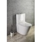 Sapho Accessoires de salle de bains Gedy - Brosse WC à poser Lucrezia, blanc/noir LC33