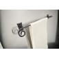 Sapho Rebecca - Porte-serviettes, longueur 533 mm, noir CC420