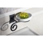 Sapho Rebecca - Porte-savon avec support, blanc CC002