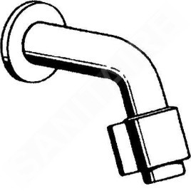 Hansa Nova - Robinet mural de lavabo, chrome 00968101