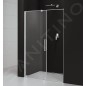 Polysan Rolls Line - Porte de douche coulissante 1400x2000 mm, aluminium poli/verre transparent RL1415 Polysan Rolls Line - Porte de douche coulissante 1400x2000 mm, aluminium poli/verre transparent RL1415