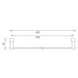 Novaservis Titania Anet - Porte-serviettes, longueur 450 mm, chrome 66327,0 Novaservis Titania Anet - Porte-serviettes, longueur 450 mm, chrome 66327,0
