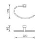 Novaservis Titania Anet - Porte-serviettes, chrome 66301,0 Novaservis Titania Anet - Porte-serviettes, chrome 66301,0