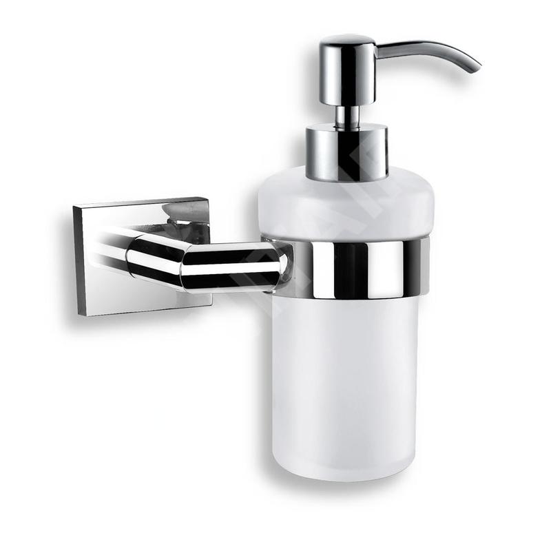 Novaservis Titania Elis - Distributeur de savon avec support, blanc/chrome 66455,0 Novaservis Titania Elis - Distributeur de savon avec support, blanc/chrome 66455,0