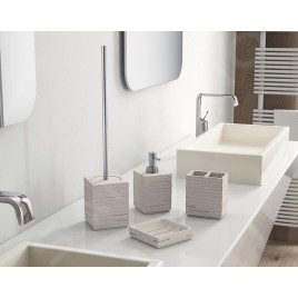 Sapho Gedy Quadrotto - Distributeur de savon à poser, tortora QU8166