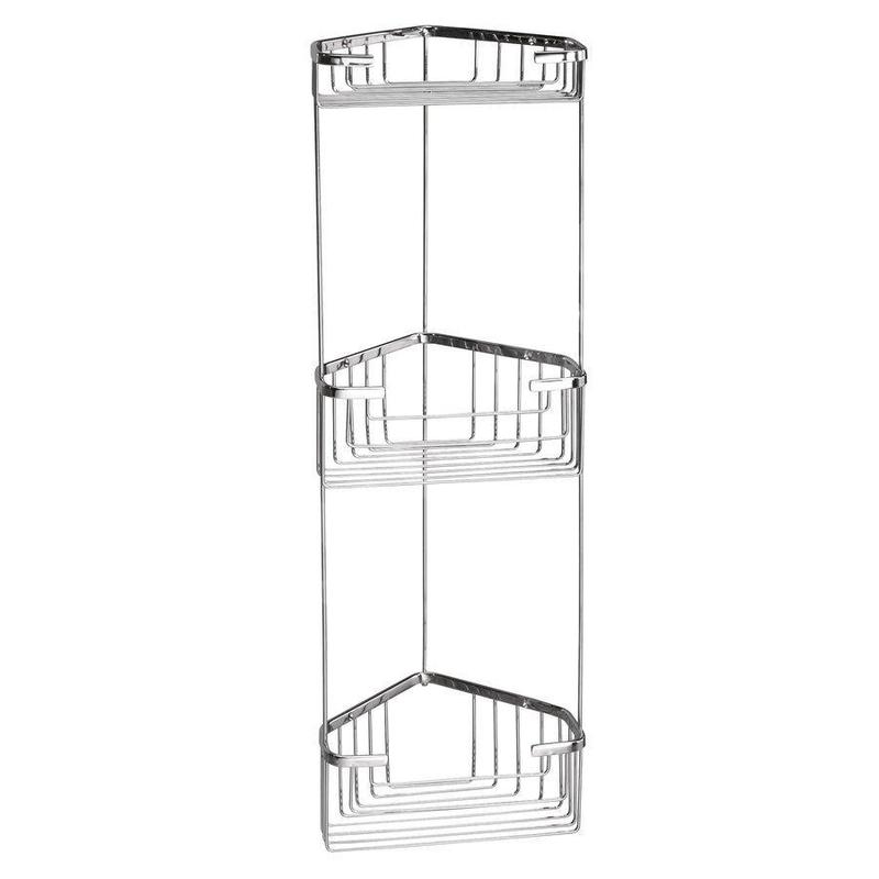 Sapho Gedy Smart - Étagère en fil de fer d’angle, 200 x 590 x 150 mm, chrome 2484