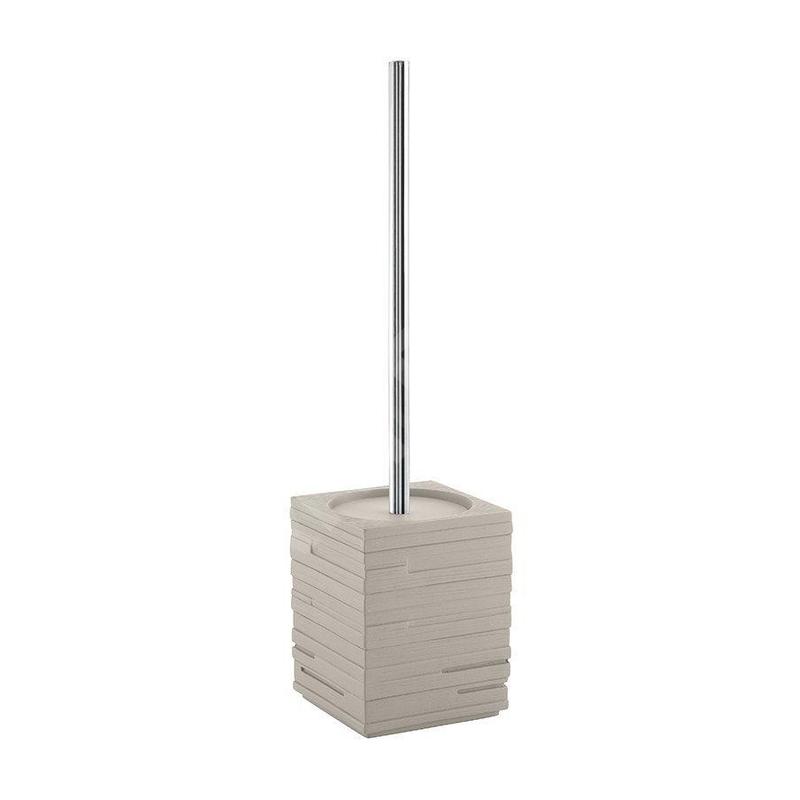 Sapho Gedy Quadrotto - Brosse de toilette à poser, tortora QU3366