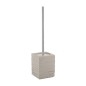 Sapho Gedy Quadrotto - Brosse de toilette à poser, tortora QU3366