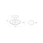 Sapho X-Round - Porte brosse de dents, chrome XR901
