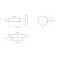 Sapho X-STEEL - Porte-savon, verre/inox XS802