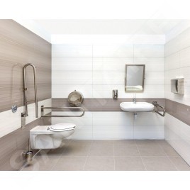 Sapho Équipement de salle de bain - Poignée en forme U 813 mm, inox XH540