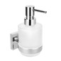 Sapho X-SQUARE - Distributeur savon MINI, verre dépoli/chrome XQ101
