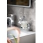 Sapho X-SQUARE - Distributeur savon MINI, verre dépoli/chrome XQ101