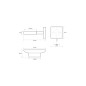 Sapho X-SQUARE - Porte savon, verre XQ802