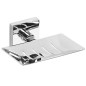 Sapho X-SQUARE - Porte-savon rectangulaire avec trous, chrome XQ800