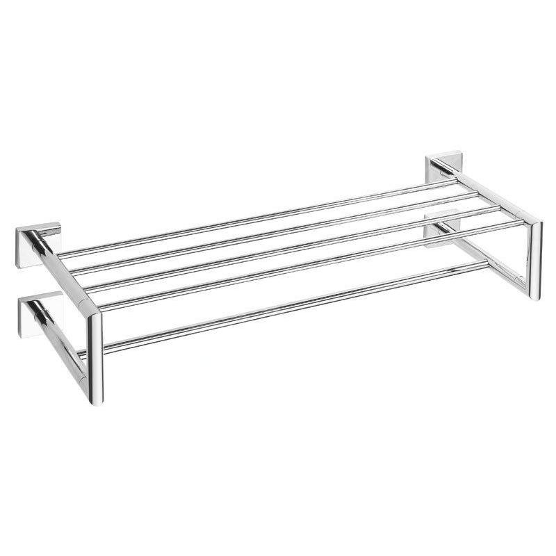 Sapho X-SQUARE - Porte-serviettes double avec trappe, longueur 620 mm, chrome XQ412