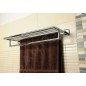 Sapho X-SQUARE - Porte-serviettes, longueur 655 mm, chrome XQ601