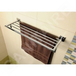 Sapho X-SQUARE - Porte-serviettes, longueur 655 mm, chrome XQ601