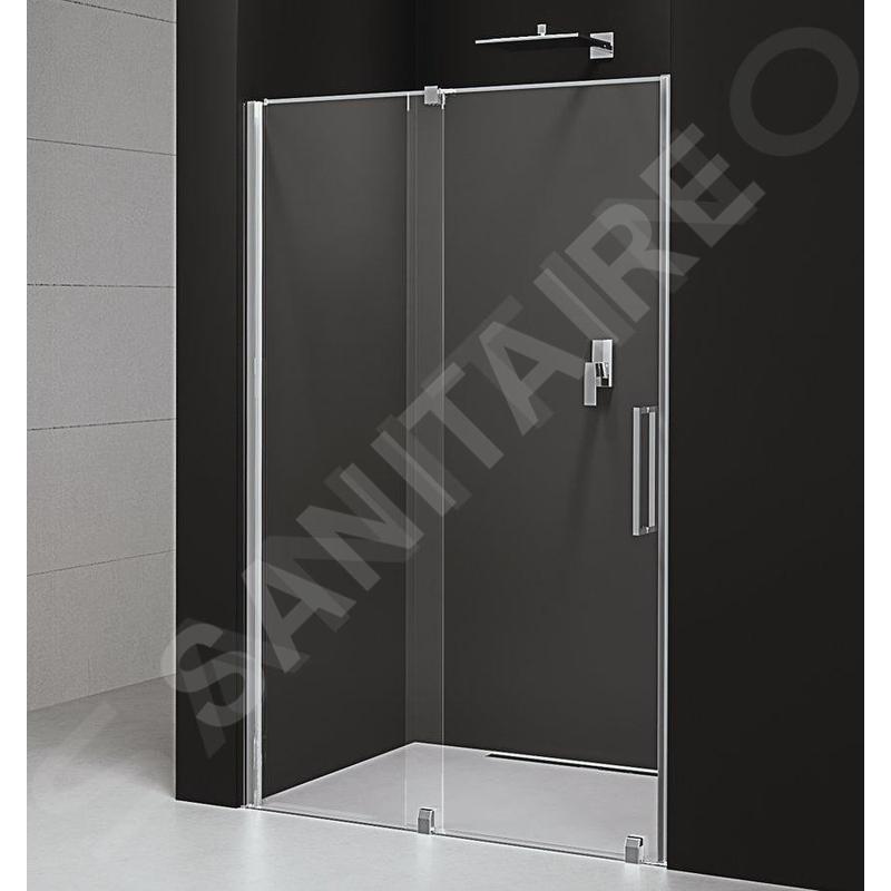 Polysan Rolls Line - Porte de douche coulissante 1600x 2000 mm, aluminium poli/verre transparent RL1615 Polysan Rolls Line - Porte de douche coulissante 1600x 2000 mm, aluminium poli/verre transparent RL1615