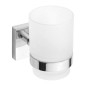 Sapho X-SQUARE - Porte verre avec verre, verre/chrome XQ903