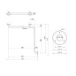 Sapho Équipement de salle de bain - Barre d’appui 670x670 mm, inox XH544