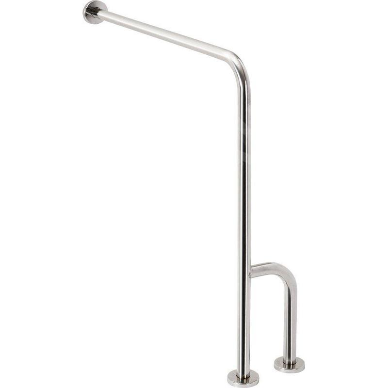 Sapho Équipement de salle de bain - Support de main courante 800x850 mm, droite, inox XH528 Sapho Équipement de salle de bain - Support de main courante 800x850 mm, droite, inox XH528