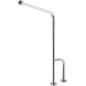 Sapho Équipement de salle de bain - Support de main courante 800x850 mm, droite, inox XH528 Sapho Équipement de salle de bain - Support de main courante 800x850 mm, droite, inox XH528