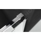 Polysan Rolls Line - Porte de douche coulissante 1600x 2000 mm, aluminium poli/verre transparent RL1615 Polysan Rolls Line - Porte de douche coulissante 1600x 2000 mm, aluminium poli/verre transparent RL1615