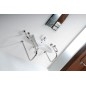 Sapho Équipement de salle de bain - Support de main courante, longueur 776 mm, droite, inox XH536 Sapho Équipement de salle de bain - Support de main courante, longueur 776 mm, droite, inox XH536