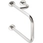 Sapho Équipement de salle de bain - Support de main courante, longueur 500 mm, droite, inox XH534
