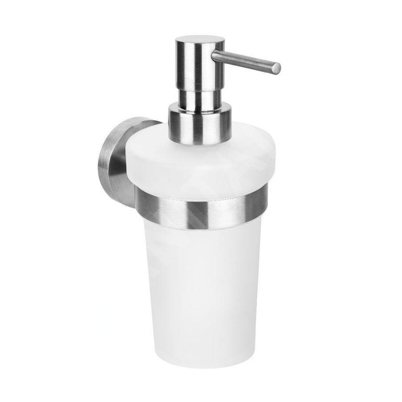 Sapho X-STEEL - Distributeur de savon, verre/inox poli XS101
