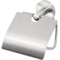 Sapho X-STEEL - Porte-rouleau toilette avec couvercle, inox XS701