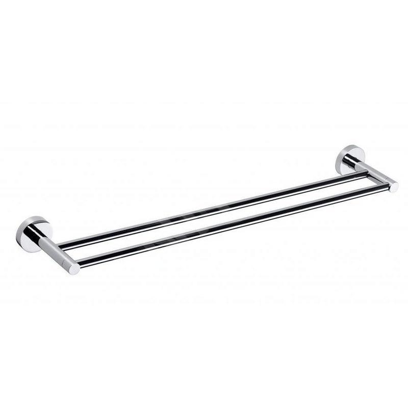Sapho X-Round - Porte-serviettes double, longeur 655 mm, chrome XR423