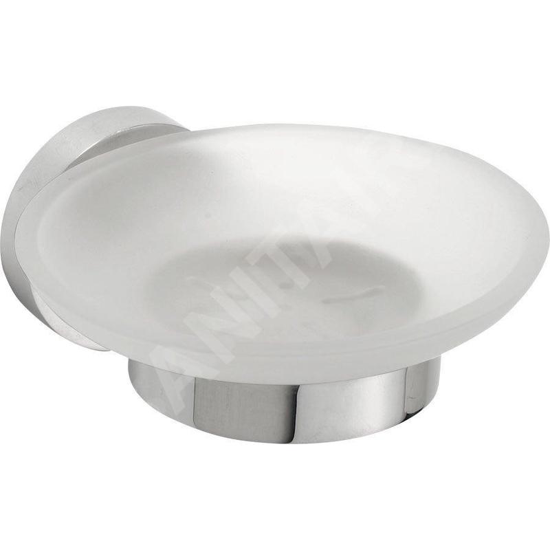 Sapho X-Round - Porte-savon, verre/chrome XR803