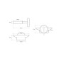 Sapho X-Round - Porte-savon, verre/chrome XR803